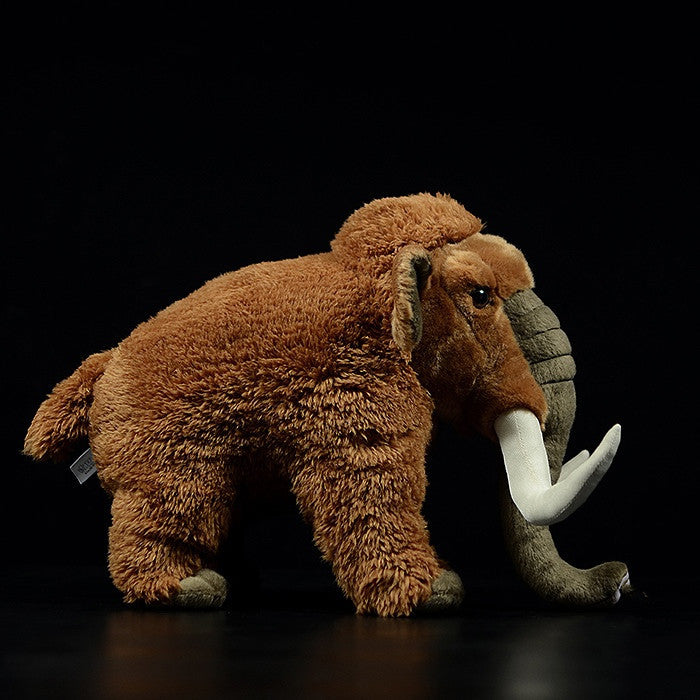 Muñeco de mamut de simulación, juguete de peluche de mamut, juguete de peluche de animal de simulación de mamut, 33CM