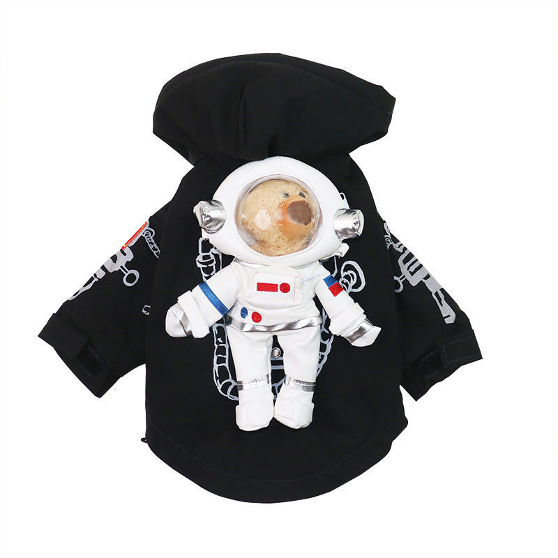 Ropa De Peluche Traje Espacial Chaqueta Acolchada De Alunizaje Engrosada