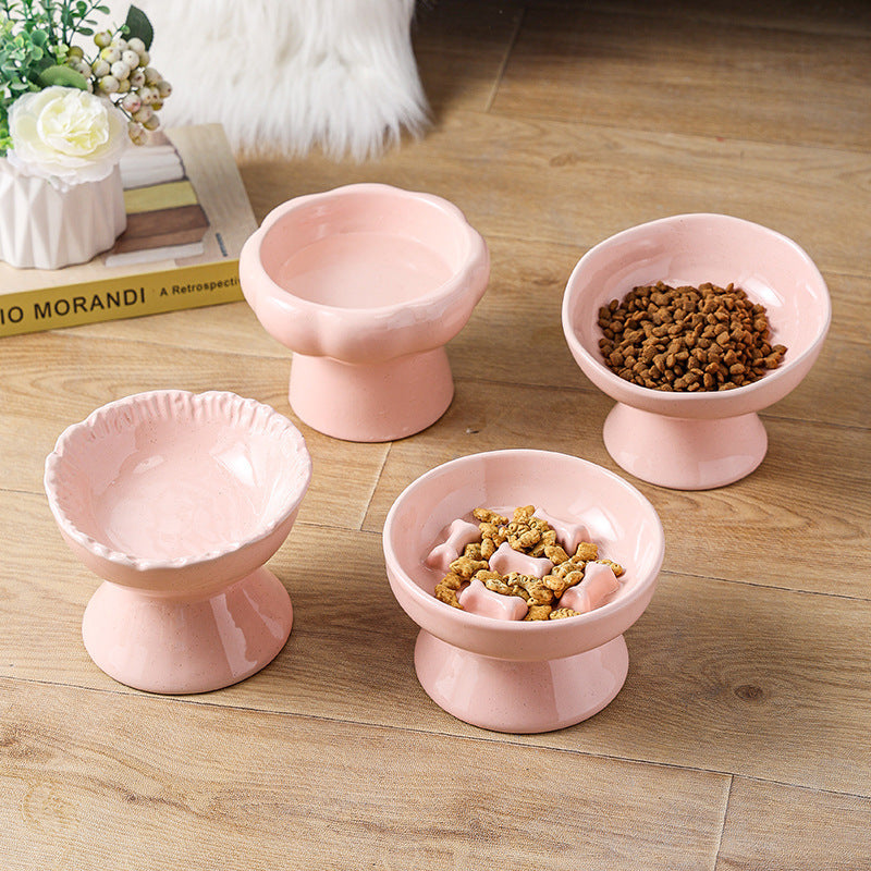 Anti-tumble Large Diameter Ceramic Pet Bowl