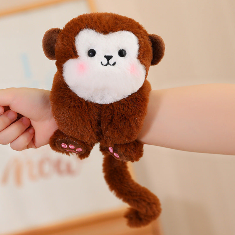 Cute Animal Doll Plush Toys Pop Hand Ring Children's Cartoon Accessories Gift