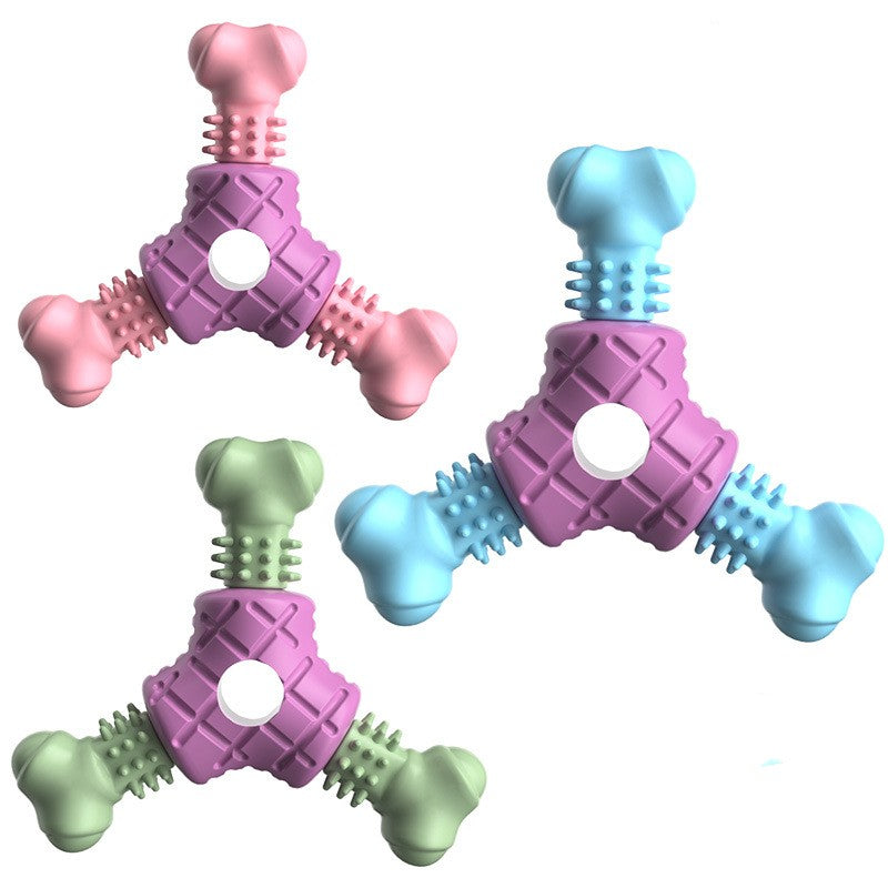 Juguete para perros para morder y moler Triangle Meat TPR