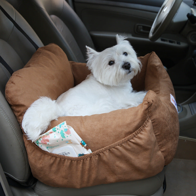 Coussin de lit de voiture pour chien de compagnie anti-sale et sûr