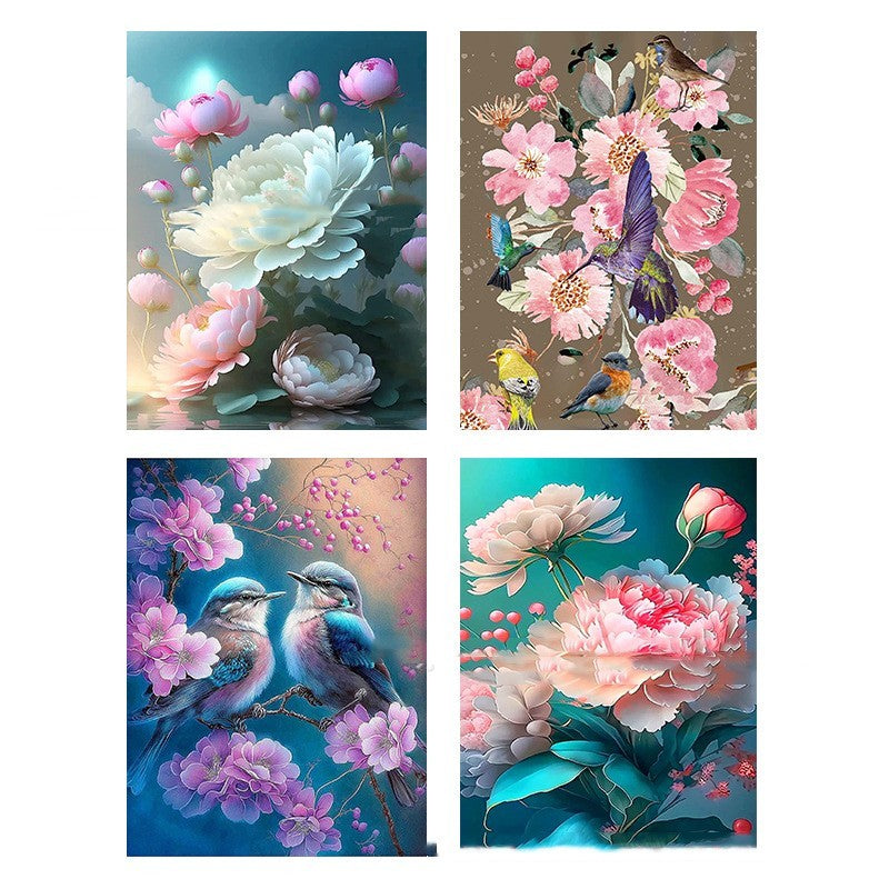 5D Diamond Painting Landscape Animal Decoration Combination