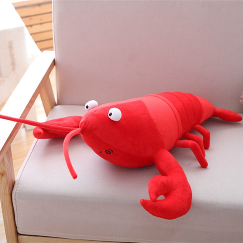 Simulation Lobster Pillow Crayfish Doll Plush Toy Activity Gift Dolls For Clawing