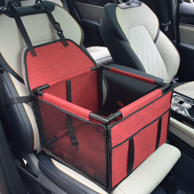 Alfombrilla para coche para perros, asiento de seguridad para mascotas, bolsa impermeable antisuciedad para uso en coche, perrera para coche