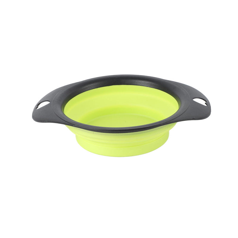 Gamelle pliable en silicone pour animaux de compagnie, gamelle d'extérieur portable pour chat et chien, ustensiles de cuisine 