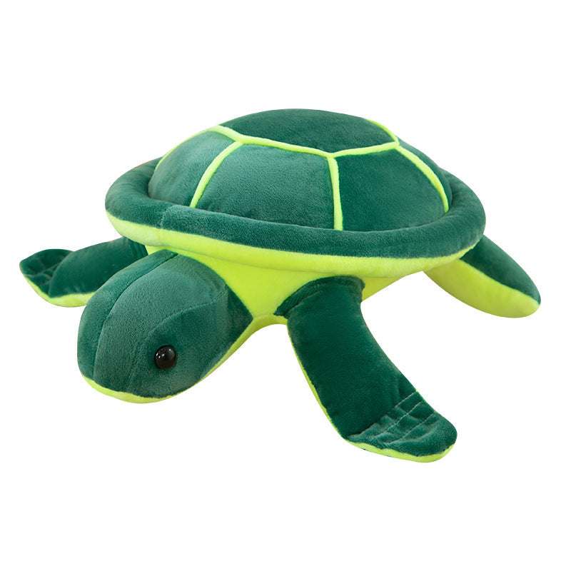 Juguetes de peluche de simulación de almohada de tortuga pequeña