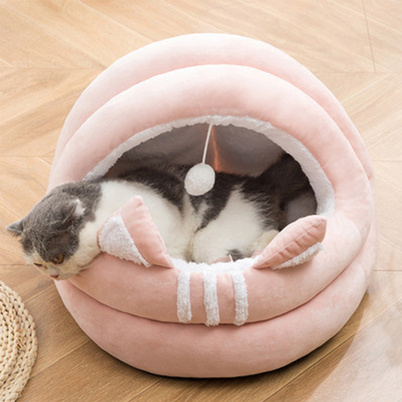 Cama Nido para Gatos Casa Nido para Gatos Semicerrada Cool Summer Haven 