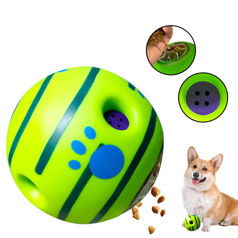 Dog Toy Rolling Sounding Leaking Food Ball Inflated Ego Ball Giggle Ball Biting And Leaking Food Sounding Ball