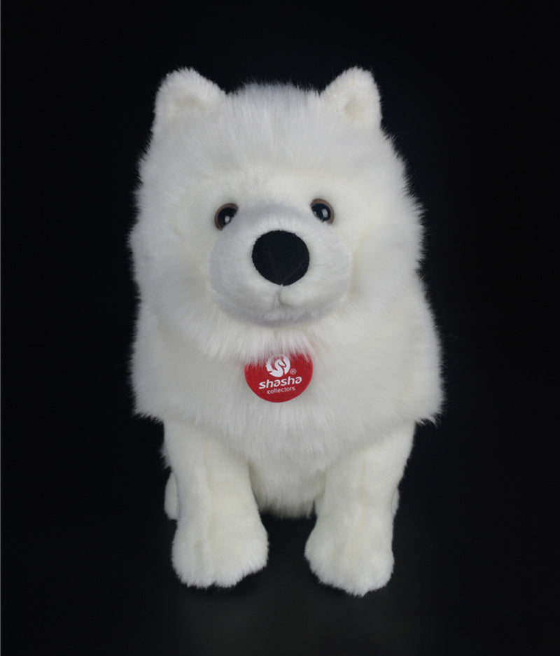 Samoye Perro Peluche Juguete Simulación Animal