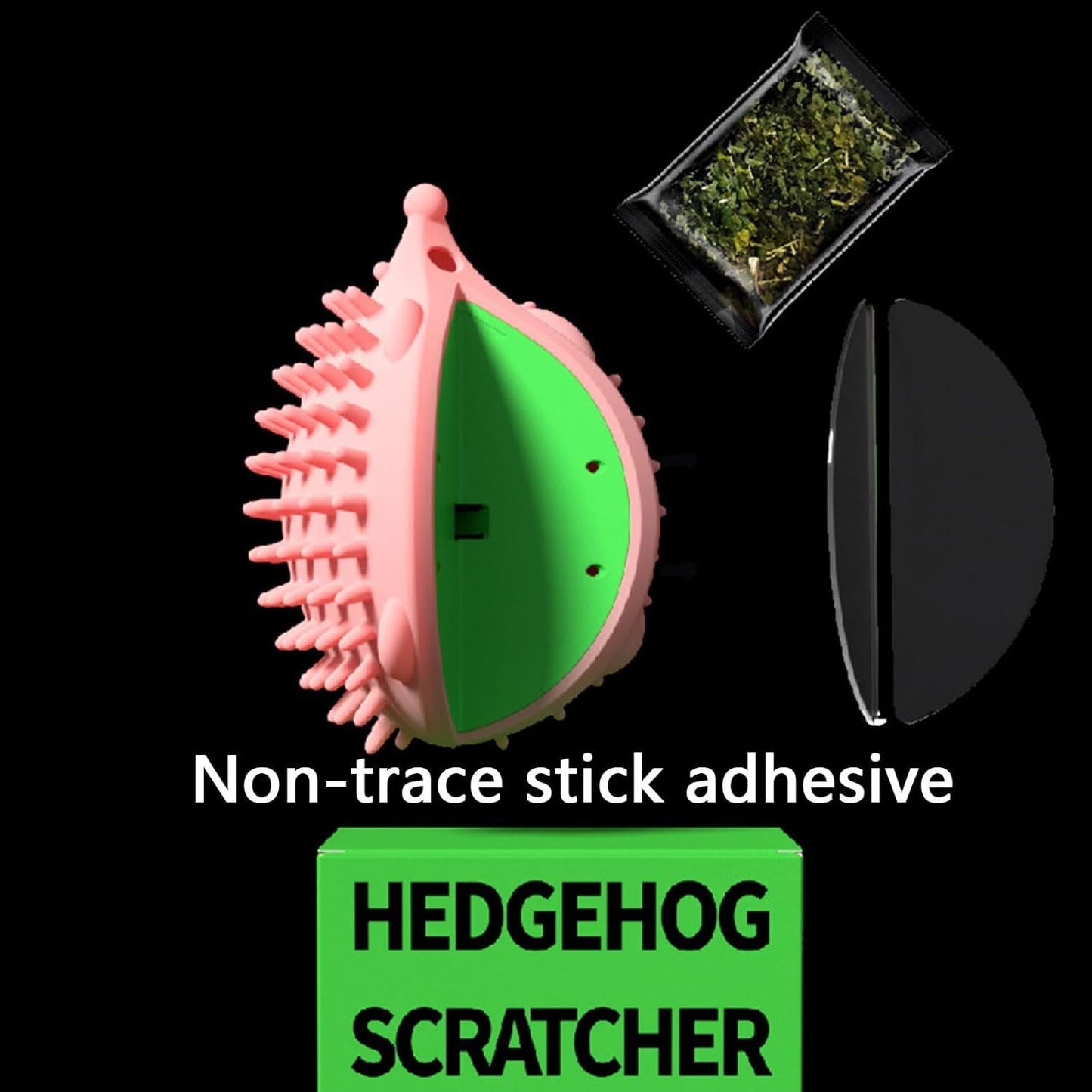 Interactive Cat Toy Hedgehog-Shape Scratcher For Grooming And Playtime