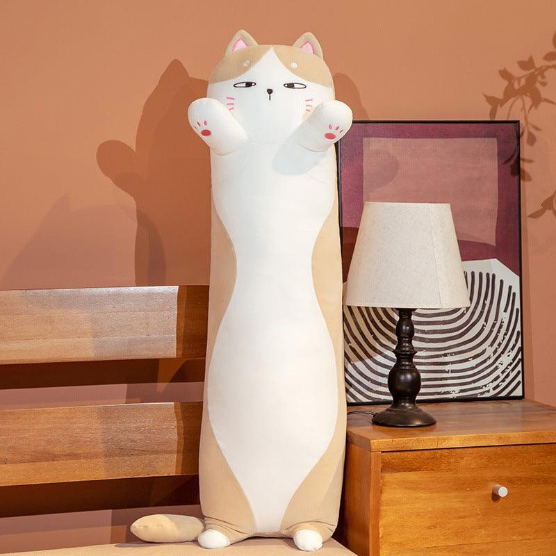 Japanese Cat Long Pillow Plush Toy