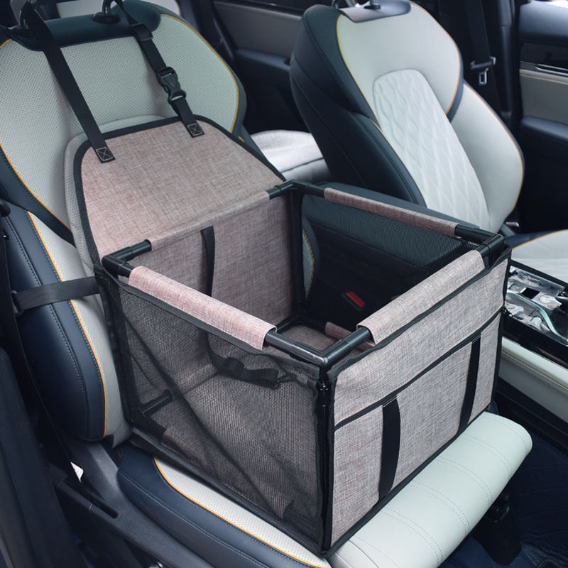 Alfombrilla para coche para perros, asiento de seguridad para mascotas, bolsa impermeable antisuciedad para uso en coche, perrera para coche