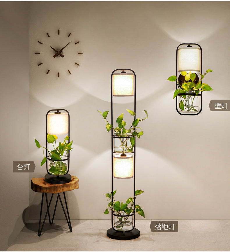 Lampe décorative en verre pour salle à manger, chambre à coucher, jardin créatif minimaliste, plantes hydroponiques