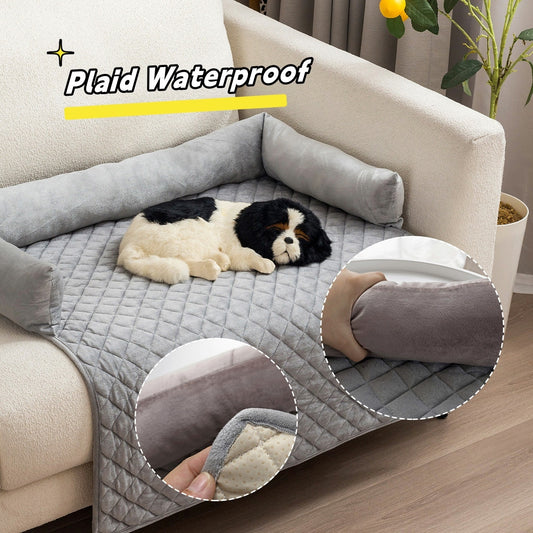 Sofá cama para perros, camas para perros grandes, cojín cálido, camas para gatos, estera, Protector de muebles, sofá para perros