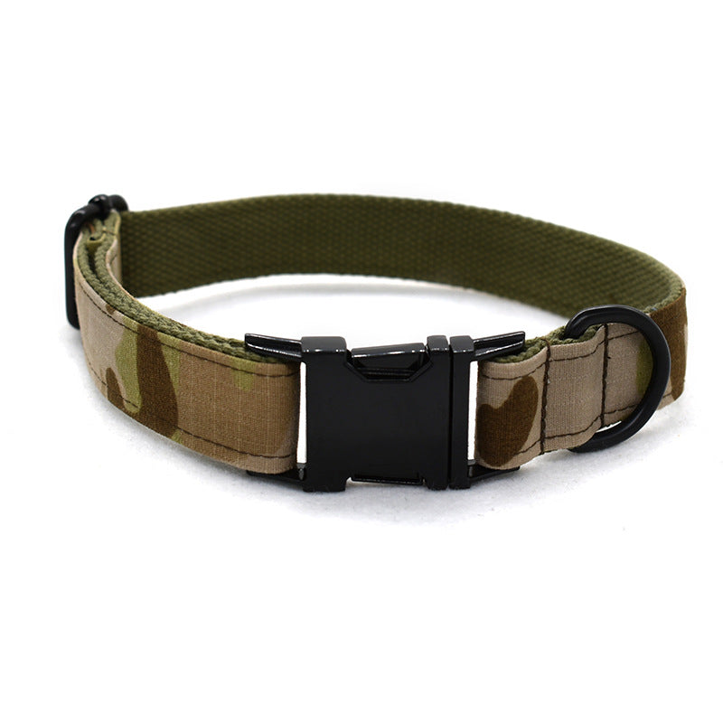 Camouflage Pet Dog Leash Collar Set