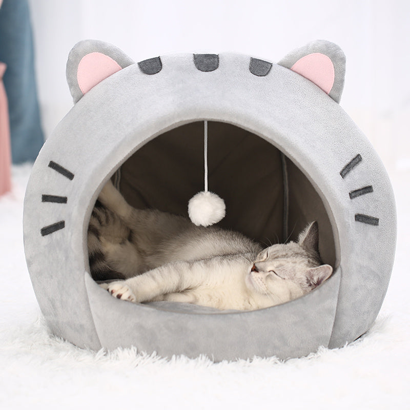 Lovely Cat Bed Warm Pet House