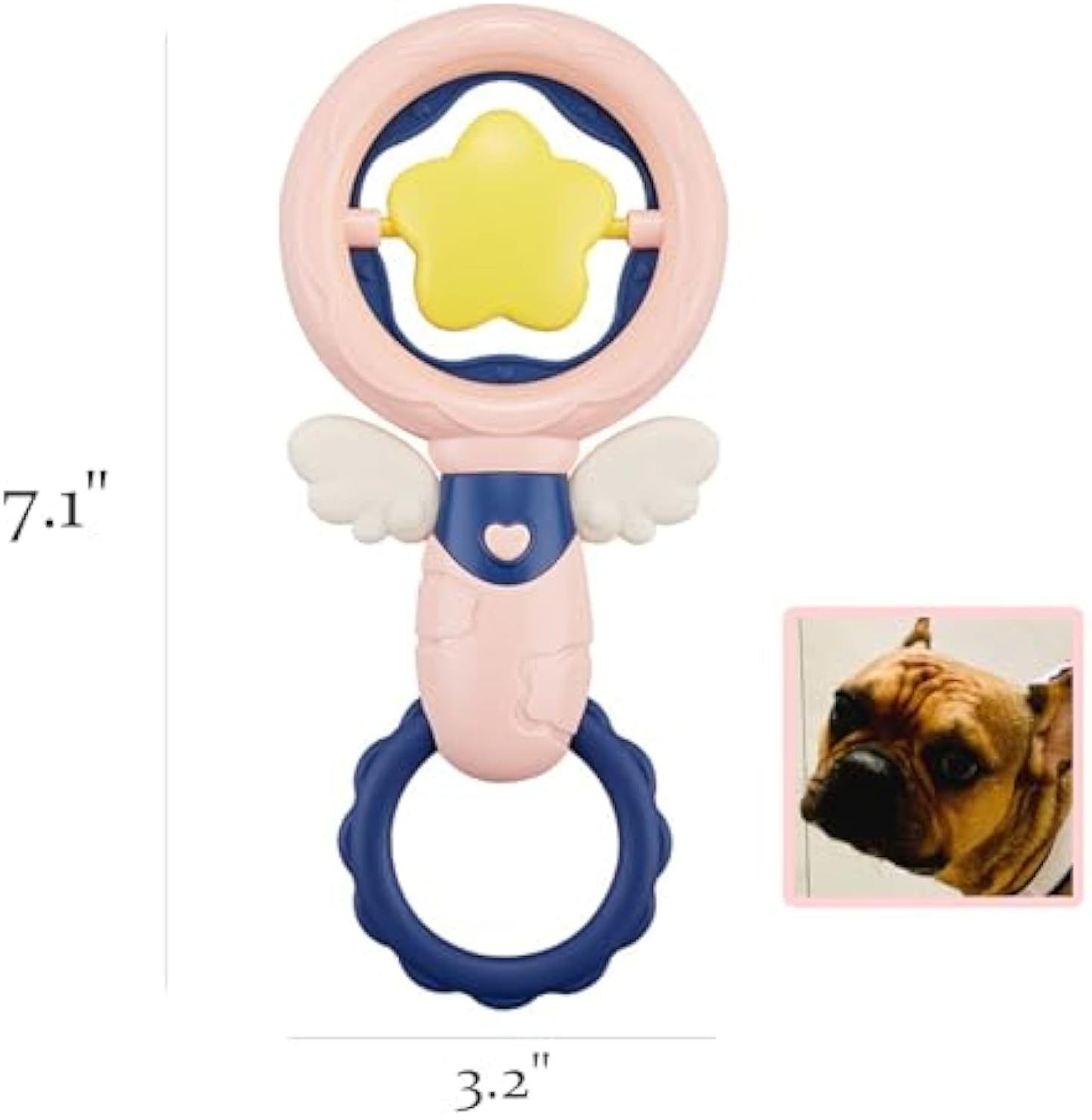 Interactive Dog Toys For Boredom Durable Dog Squeaky Toys Dog Chew Toys For Aggressive Chewers Large Breed Grind Teeth Clean Tartar Solve Pet Oral Problem