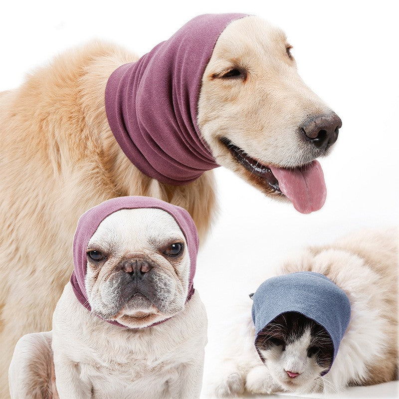 Warm Decompression Pet Ear Cover Cloth Hat