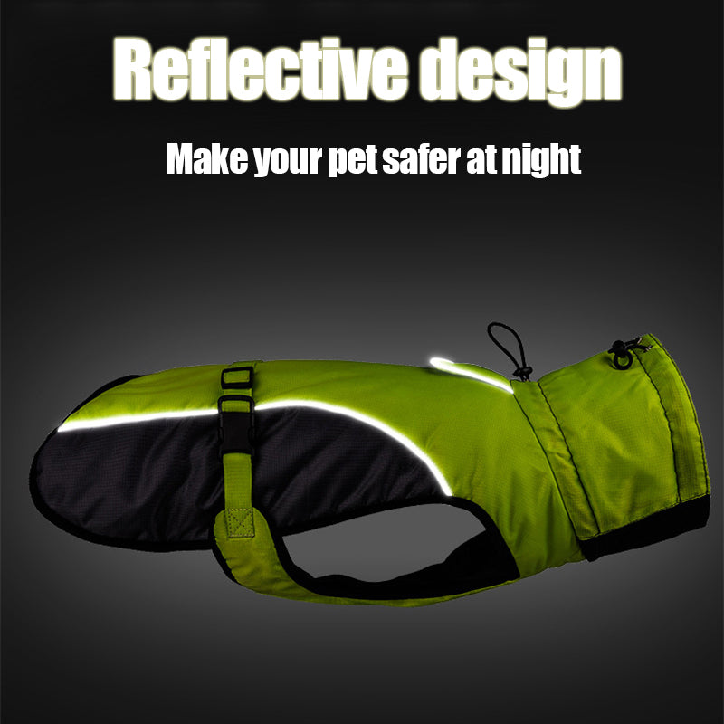 Lonchas calientes para perros mascotas impermeables reflectantes