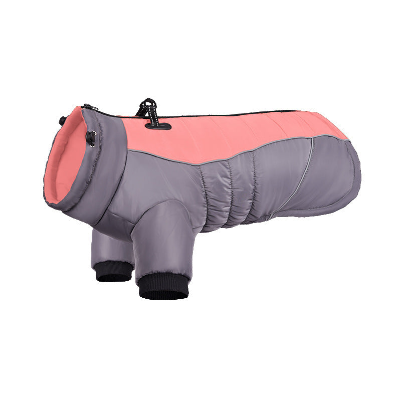 Autumn And Winter New Thickened Warm Dog Cotton-padded Clothes