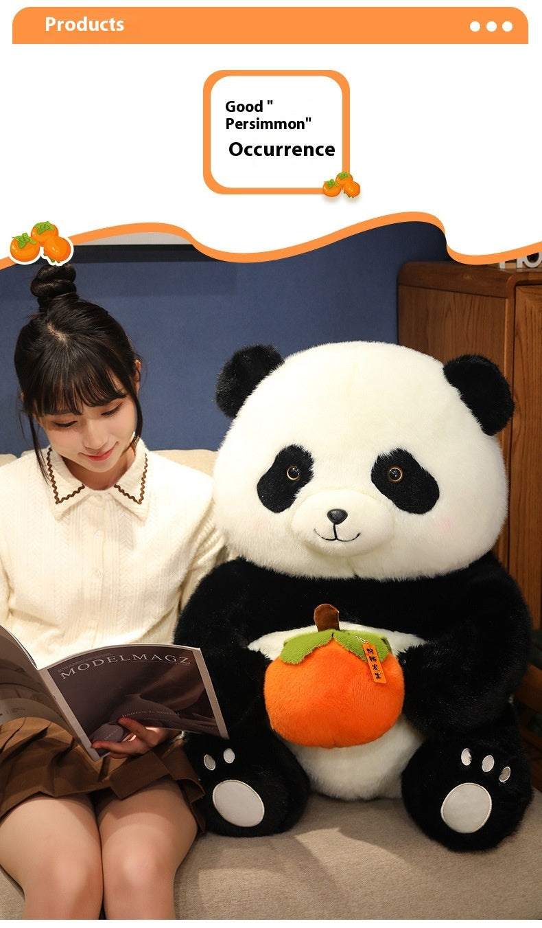 Tourist Souvenir Children's Gift Good Persimmon Panda Doll