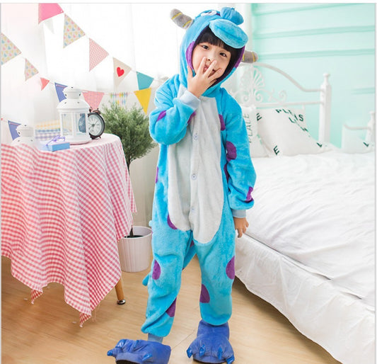 Animal One-piece Pajamas Men's And Women's Home Wear