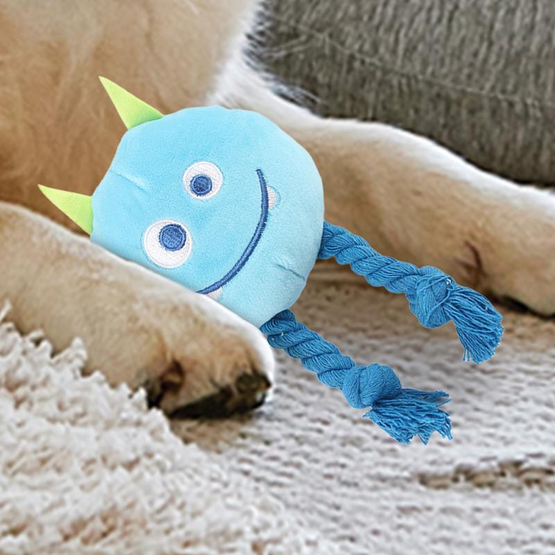 Squeaky  Toys For Dogs Strong Knot Design Cartoon Chewable Teething Toys Decorative Multifunctional Relaxing Supplies Dog