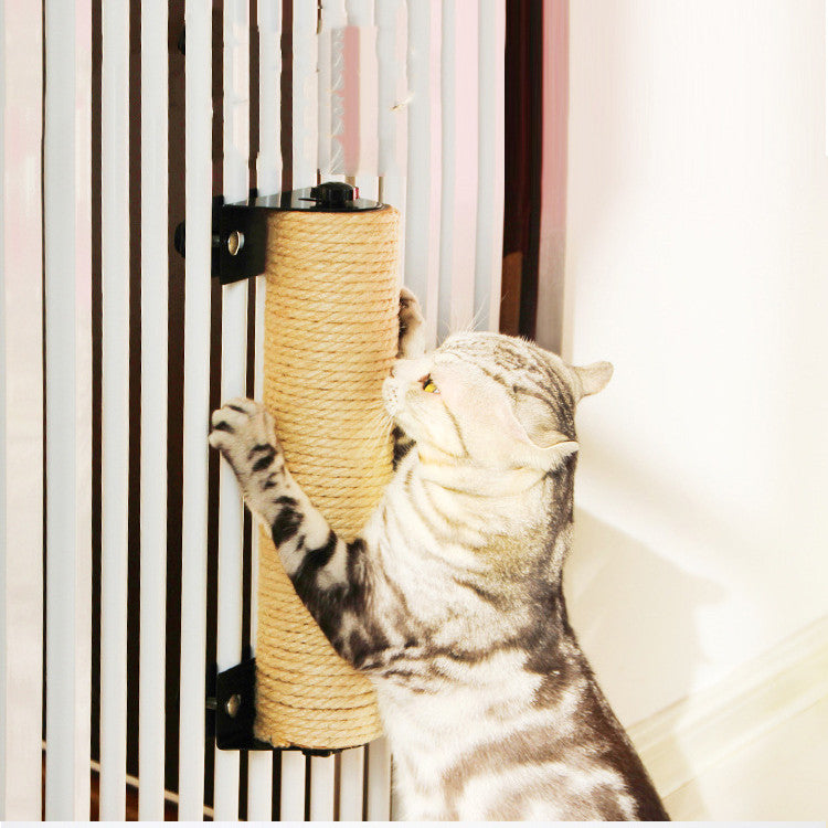 Poste rascador para gatos de sisal resistente al desgaste