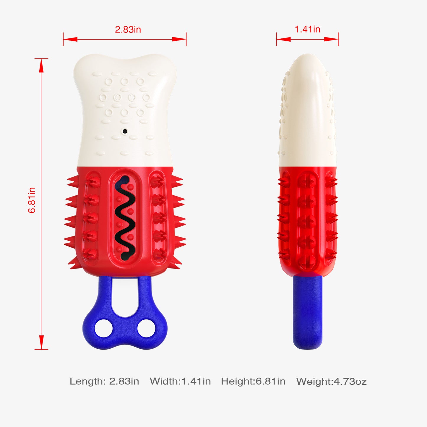 Suministros para masticar mascotas para enfriamiento y limpieza de dientes de verano