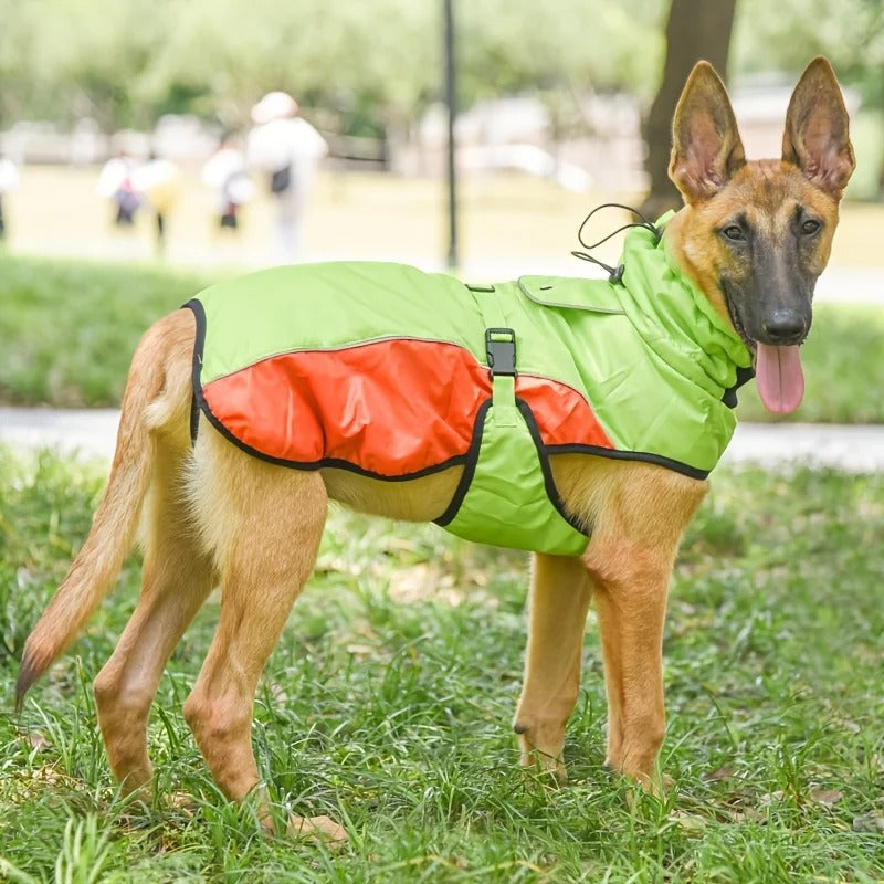 Manteau de sprint réglable pour chien, vêtements d'extérieur imperméables pour animaux de compagnie