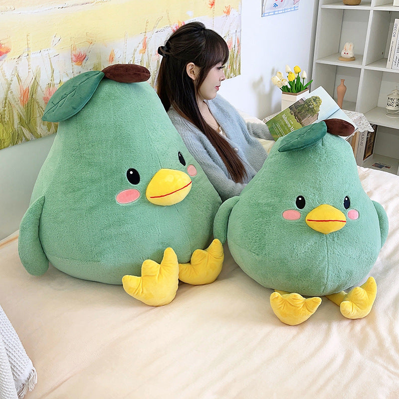 Cute Avocado Big Pear Pillow Child Sleeping Ragdoll Doll Bed Head Big Backrest Birthday Gift For Girls