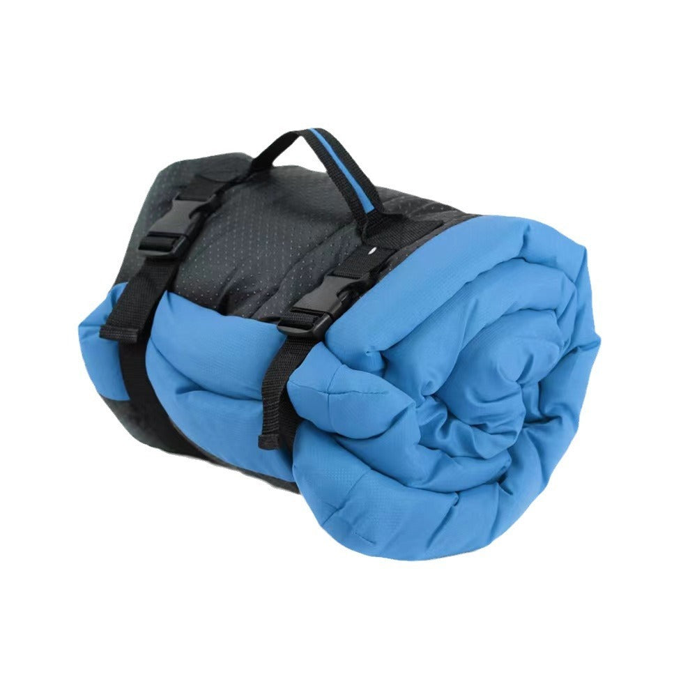 Lit d'extérieur pour chien, lit de voyage portable pour camping, doux, confortable, imperméable, antidérapant, lavable en machine, facile à nettoyer, tapis pour animaux de compagnie pour petits, moyens et grands chiens et chats