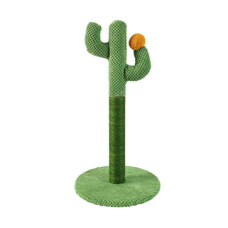 Masson Cactus Cat Scratch Board Sisal Scratching Pole Climber pour animal de compagnie Chat Chat Jouet Fournitures Broyage Griffes Grattage