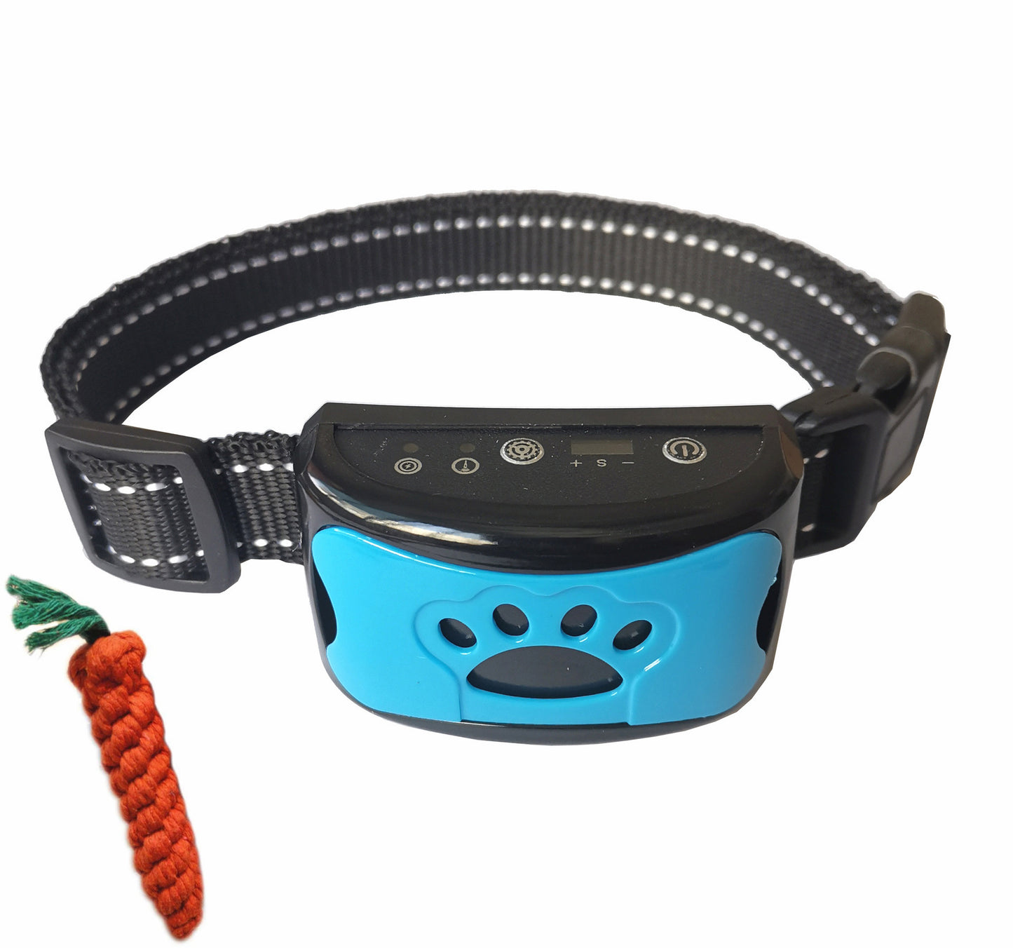 Collar de entrenamiento para perros, eléctrico, resistente al agua, Control remoto, recargable, entrenador para perros, supresor de ladridos con sonido de vibración de choque