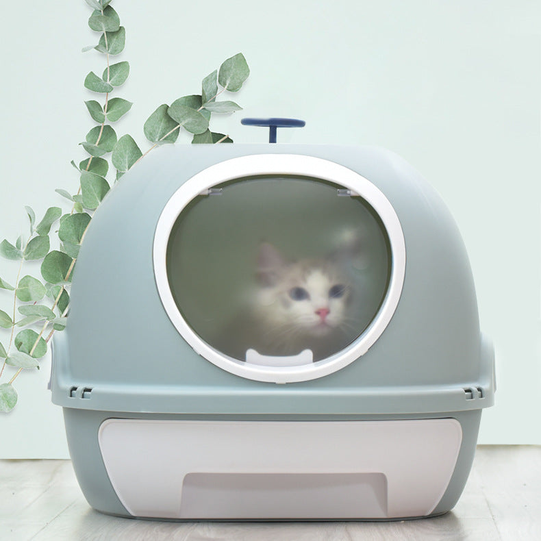 Troublemaker Top-in Fully Enclosed Litter Box