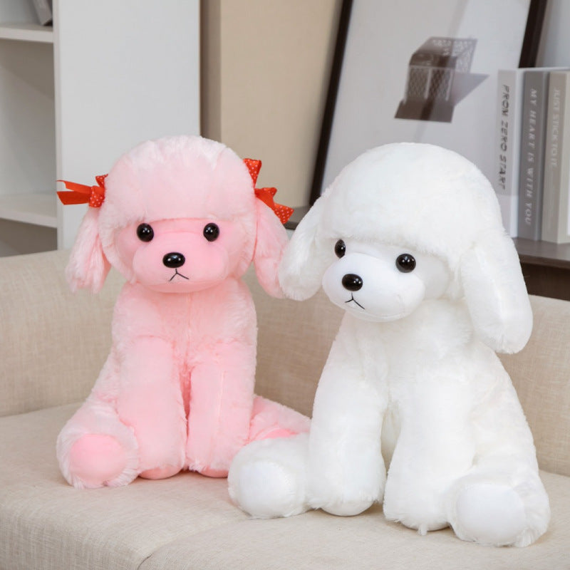 Original Cartoon Curly Hair Poodle Soft Plush Toy