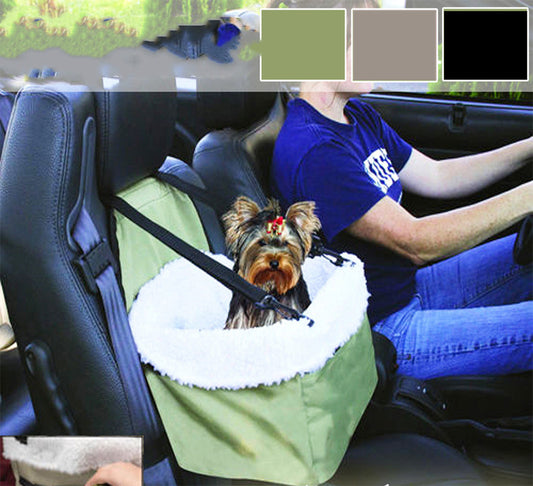 Bolsa de coche para mascotas con doble acolchado impermeable