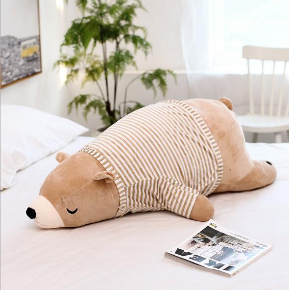 Jouet en peluche simple et tendance en forme d'ours du Nord