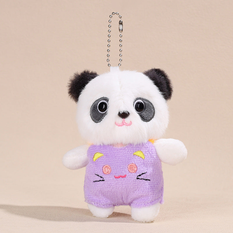 Jouet en peluche pendentif petit panda mignon