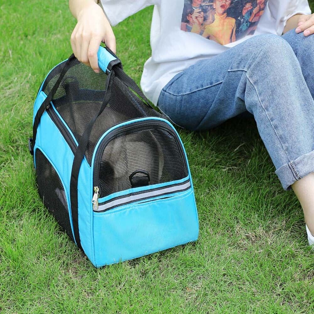 Bolsa portamascotas grande AVC, bolsa de viaje portátil de tela suave para perros, gatos y cachorros