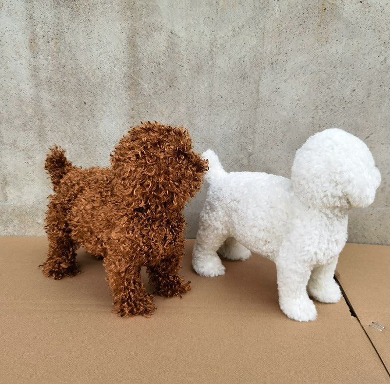 Simulation peluche peluche ourson Simulation Animal chien année cadeau