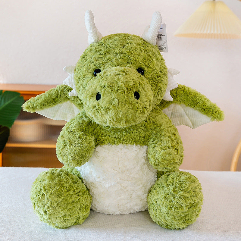 Juguete de peluche transfronterizo, pequeño muñeco de dinosaurio lindo, almohada de compañero para dormir para niños