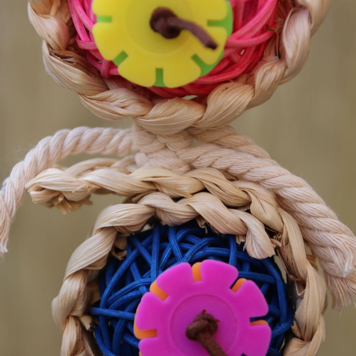 Parrot Supplies Pet Bird Toy Bite Toy Ran Vine Bal Twist String