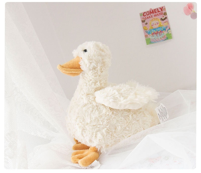 White Goose-doll Nordic Ins Wind Net Red Pet Doll Duck Plush Toy