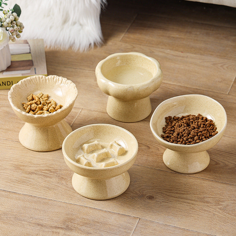 Anti-tumble Large Diameter Ceramic Pet Bowl