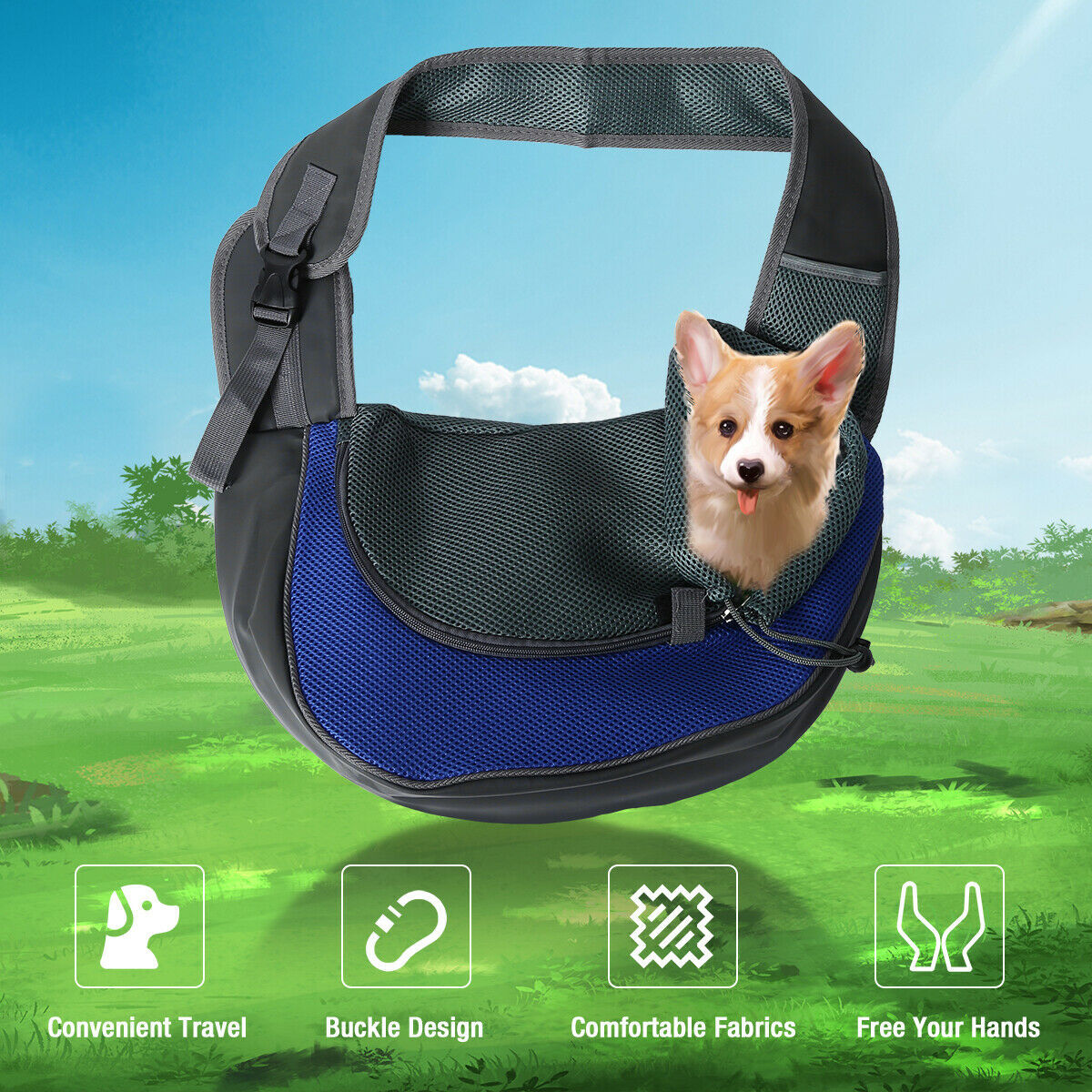 404 POPMARKET Sac de transport pour chien