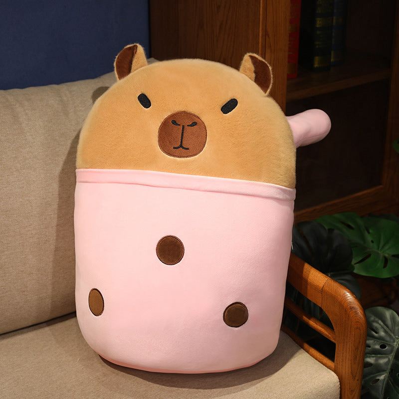 Capabala Capybara Milk Tea Transformation Doll