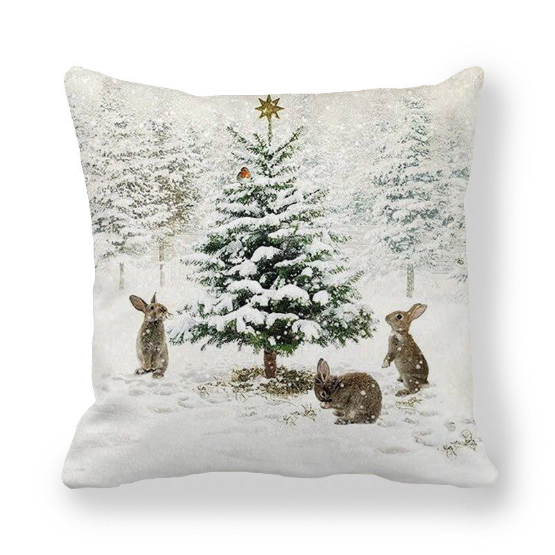 Animal Vintage Linen Home Sofa Cushion