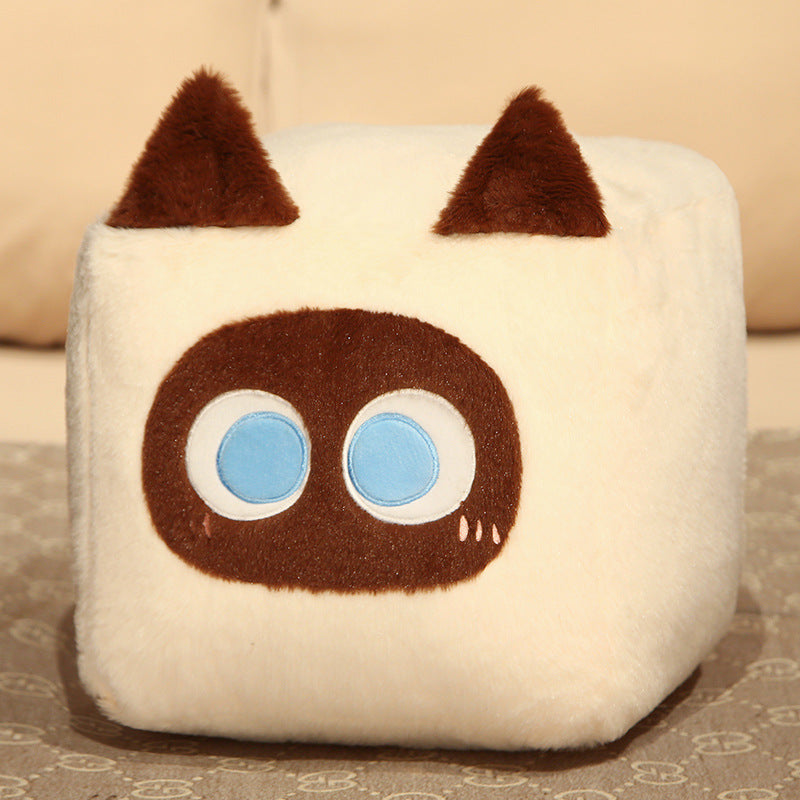 Square Cat Doll Sleeping Pillow Plush Toy